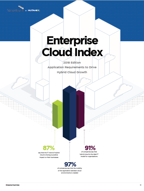 Enterprise Cloud Index: Edição 2018 – Requisitos das aplicações para acelerar o crescimento da nuvem híbrida
