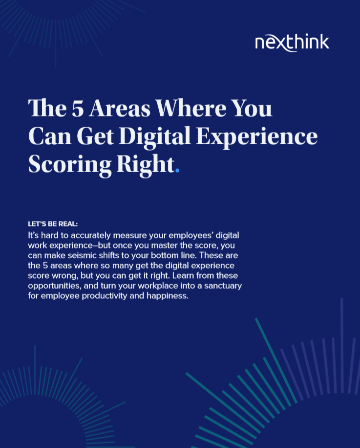 The 5 Areas Where You Can Get Digital Experience Scoring Right.