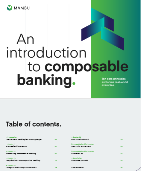 An introduction to composable banking