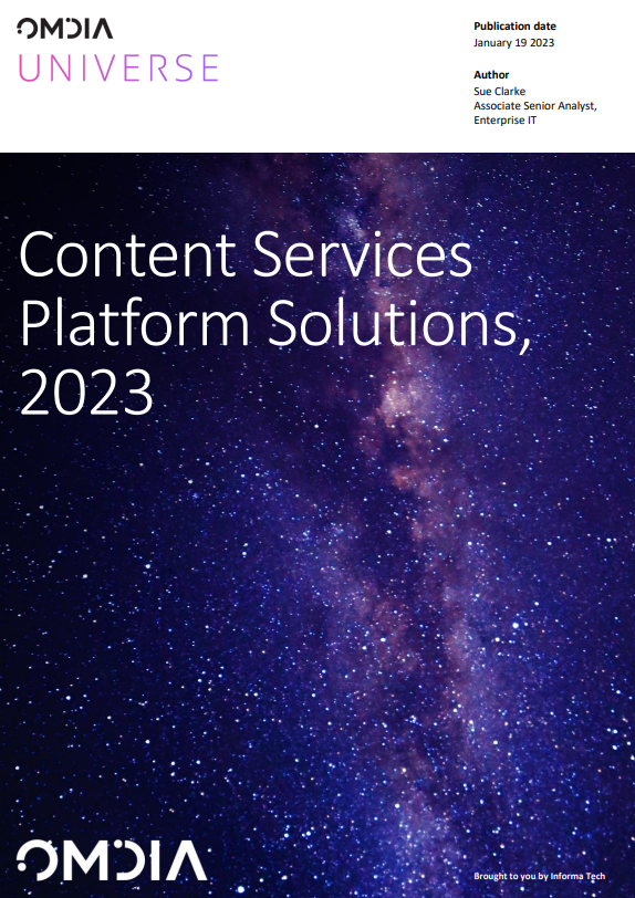 Soluções de Plataforma de Serviços de Conteúdo, 2023
